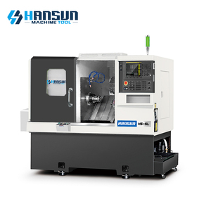 Torno CNC de bancada inclinada horizontal de un solo husillo, de alta precisión, para trabajo medio, con husillo de 5 pulgadas y carrera larga, tipo gang. - Product Image 2