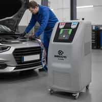 Otomatik Klima Servis Cihazı R134a R1234yf Araçlar için Geri Kazanım Vakum Dolumu, LCD Kontrol Sistemli Kompakt Tasarım