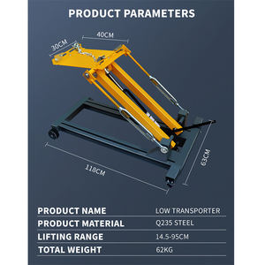 Transmission réglable <span class=keywords><strong>Jack</strong></span> de camion de boîte de vitesse de taille 2 tonnes transmission hydraulique <span class=keywords><strong>Jack</strong></span> de 3 tonnes avec des roues - Product Image 4