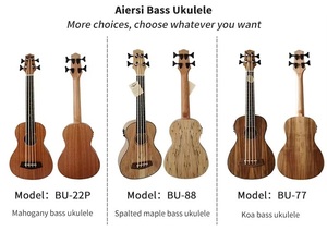 Ukelele Eléctrico Hawaiano Aiersi de Ébano Java de 30 Pulgadas, <span class=keywords><strong>Guitarra</strong></span> Acústica de <span class=keywords><strong>Buena</strong></span> <span class=keywords><strong>Calidad</strong></span> al Mejor <span class=keywords><strong>Precio</strong></span>, Sin Trastes, Profesional - Product Image 6