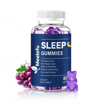 Complément alimentaire en gommes pour le sommeil OEM/ODM avec mélatonine et L-théanine, camomille, mûre, zen