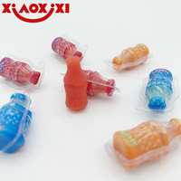 Bonbons Halal cola forme bouteille aigre doux à mâcher doux bonbons gommeux