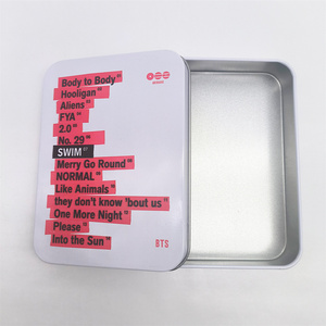 กล่องเหล็กเก็บของอาร์แวร์รัง สำหรับอัลบั้มใหม่ของไอดอลเคป๊อป  จิน จีมิน วี เจโฮป กล่องเก็บของคุณภาพสูง สำหรับใช้ในชีวิตประจำวัน ของขวัญสำหรับแฟนคลับเจเค อาร์เอ็ม ซูก้า - Product Image 3