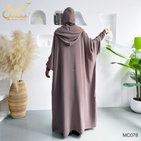 Gamis Abaya Berkerudung untuk Sholat Wanita Muslim, Grosir Pakaian Muslim Modis Dubai Turki, Pakaian Islami untuk Sholat
