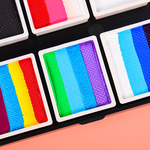 Kit professionale per la pittura del viso per bambini pittura del corpo con attivazione dell'acqua per truccatore di Halloween - Product Image 2