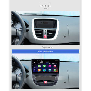 Lecteur multimédia automobile Android pour PEUGEOT <span class=keywords><strong>207</strong></span> 2008-2014 Navigation GPS intégrée <span class=keywords><strong>Autoradio</strong></span> pour lecteur MP5 Stéréo Unité principale - Product Image 3
