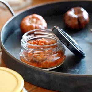 Frascos de vidrio de 80ml con tapa hermética de hojalata, ideal para mermeladas caseras, jaleas, miel y vela de bendición, tarro de sopera de vidrio - Product Image 2