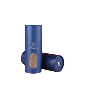 Customized Gift Display Special Paper <b>Cardboard</b> Packaging <b>Box</b> Clear Plastic Pvc Food Grade Paper Tube Packaging <b>with</b> Window - Product Image 2