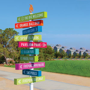 Panneaux lumineux personnalisés, panneaux <span class=keywords><strong>de</strong></span> signalisation, panneaux d'<span class=keywords><strong>annonce</strong></span> extérieurs étanches, panneaux d'orientation pour parcs et écoles - Product Image 2