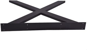 Pieds de table en forme de T, pieds de meubles industriels pour support de table à manger - Product Image 3