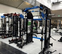 Support d'entraînement musculaire multifonctionnel Appareil d'entraînement complet du corps-Équipement de gymnastique en acier robuste pour usage commercial et gymnastique à domicile