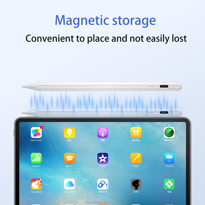 ปากกาสไตลัสแม่เหล็กสำหรับ iPad รุ่นที่ 9 ขนาด 9 นิ้ว สำหรับแท็บเล็ตแบบนุ่ม  รองรับการวาดภาพบนพื้นผิว  ดีไซน์ทันสมัย ป้องกันการสัมผัสโดยฝ่ามือ ผลิตจากโลหะ - Product Image 3