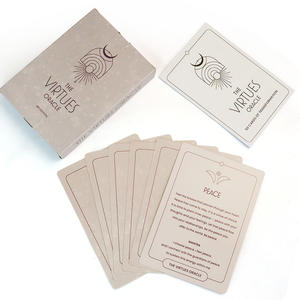 ราคาโรงงาน ไพ่ทาโรต์พิมพ์ลายตามสั่ง ไพ่ทำนายดวงชะตาส่วนบุคคล ทนทานและเป็นมิตรกับสิ่งแวดล้อม พร้อมคู่มือ ขายส่ง - Product Image 5