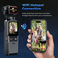 Mini Videocámara L19 con Grabación UHD, Portátil, con Estabilizador de Movimiento, Videocámara de Mano, Cámara de Bolsillo, Esencial para Viajes