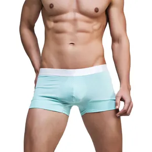Man Thick Cotton Boxer Underwear Femme Coton Europe Men Boxers Custom Labled Lite Boxer With Logo Packaging