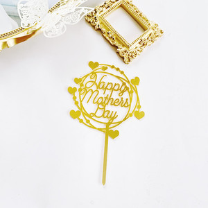 Adorno de acrílico para pastel del Día de la Madre con diseño de miel y dulzura, decoración para pastel del Día de la Madre. - Product Image 4