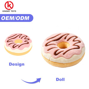 Juguete de Peluche Personalizado en Forma de Donut, Muñeco de Peluche Suave para Decoración de Cuarto de Bebé, Servicio Personalizado OEM ODM, Fábrica Mayorista - Product Image 1