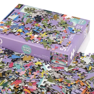 Custom Jigsaw Puzzle Fabricante Puzzle 500 peças Jigsaw Puzzle