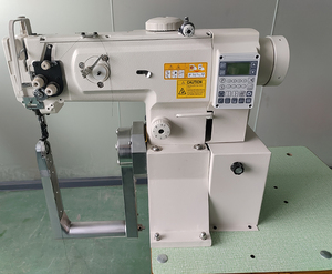 Machine à coudre industrielle à cylindre robuste 1341S 180. Alimentation par rouleaux rotatifs, nouveau moteur 750W, 1600SPM, capacité de 15 mm - Product Image 2