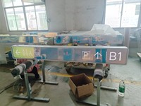 Signalisation directionnelle intérieure en aluminium Shenroden avec éclairage LED, taille/couleur personnalisables pour aéroport, parking de voitures et taxis