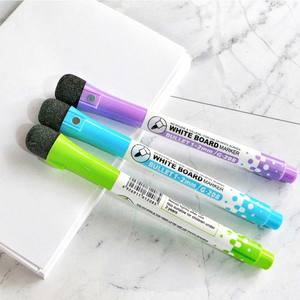 <b>Cheap</b> Custom Logo Dry Erase Magnetic Whiteboard Marker Pen with Eraser Bonvan Brand BV-WMH12 Model Multiple Colors - Product Image 1
