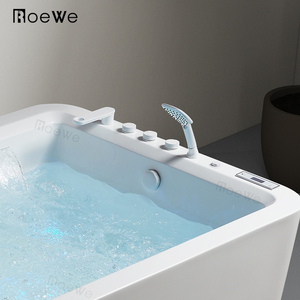 Bañera independiente Burbujas de aire Bañera de <span class=keywords><strong>hidromasaje</strong></span> para 2 personas Spa moderno Bañera de <span class=keywords><strong>hidromasaje</strong></span> acrílica Precio - Product Image 3