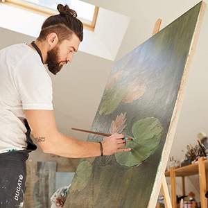 Ensemble de pinceaux à <span class=keywords><strong>aquarelle</strong></span> pour artistes Bview <span class=keywords><strong>Art</strong></span>, 13 pièces, pointe ronde, poils en nylon doux anti-chute, manche long en bois - Product Image 4