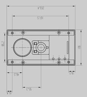 Nouveau clavier LS-030 Lumière électronique/numérique serrure avec clavier pour un coffre-fort, la direction peut être changé