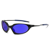 Gafas de Sol Unisex Modernas y Coloridas Estilo Y2K con Montura Metálica y Protección UV400