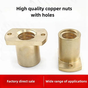 Đồng thau TR10-TR40 t-<span class=keywords><strong>nuts</strong></span> Độ chính xác cao nhôm <span class=keywords><strong>CNC</strong></span> chuyển một phần bao bì Robot phần mặt bích hình thang NUT - Product Image 4