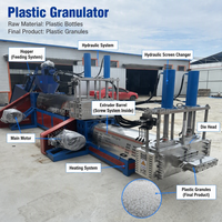 Machine de granulation automatique à une seule pièce pour le recyclage du plastique PP PE Machine de granulation du plastique PET