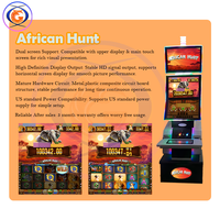 Afrika Avı Oyun Tahtası Pot O Gold Oyun Tahtası Altın Dokunmatik Tahta Çift Ekranlı Arcade Oyun PCB Anakartı En Yeni Tasarım Oyun Yazılımı