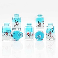 Dés en forme de bouteille spéciale, dés en résine polyédriques mignons en forme de chat noir pour enfants