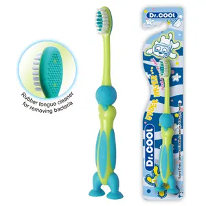 Toothbrush Design 22 Years Of Experience Custom Logo Child Toothbrush Soft Kids Novelty Toothbrush Custom Toothbrush With Suction Bottom