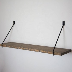 Industriale Filo di <span class=keywords><strong>Ferro</strong></span> Staffa Da Parete In Metallo di Supporto In Acciaio Staffa di Mensola Tornante Appeso A Parete Staffe di 45 Gradi di Attaccatura di Parete - Product Image 2