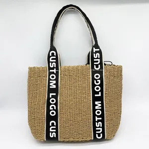 Wholesale Manufacturer Custom Purses Handbags Private Label Straw Bag Custom Logo Handbags