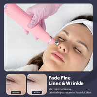 Portable d usage domestique multifonctionnel EMS diamant peeling microdermabrasion eau peel hydro dermabrasion visage machine