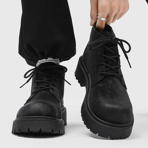 Botas Térmicas Unisex de Invierno, de Cuero Genuino, Impermeables, con Suela Gruesa, Cómodas, con Entresuela de Felpa, EVERGREEN - Product Image 2