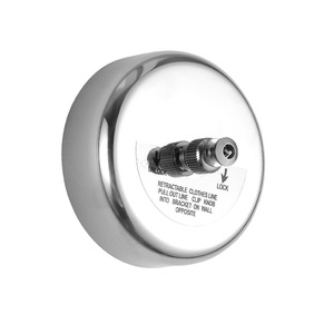 <span class=keywords><strong>Tendedero</strong></span> Retráctil de Acero Inoxidable con Polea Flexible, <span class=keywords><strong>Tendedero</strong></span> de Pared con Componentes Metálicos - Product Image 1