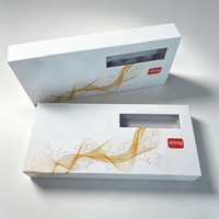 Boîte cadeau en carton Vgreat avec joint en plastique, logo personnalisé, OEM en gros pour stylos applicateurs jetables de 3 ml