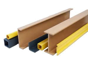 Chất lượng cao <span class=keywords><strong>FRP</strong></span> pultruded dầm cho sợ<span class=keywords><strong>i</strong></span> thủy tinh gia cố hồ sơ nhựa H dầm - Product Image 2