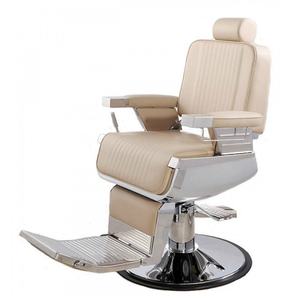 Modern <b>Black</b> Foldable Synthetic <b>Leather</b> Outdoor Heavy-Duty Hydraulic Pump Barber <b>Chair</b> Adjustable Footrest for Commercial Salon - Product Image 4