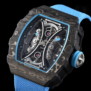 Nouvelle montre tourbillon YRM53-01 2025, montre mécanique de luxe de créateur, entièrement en carbone, véritable tourbillon - Product Image 2