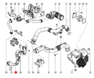 Ricambi Auto tubo di aspirazione aria caricabatteria tubo aria carica tubo aria tubo 144605243R per <span class=keywords><strong>Renault</strong></span> Ca <span class=keywords><strong>Clio</strong></span> IV <span class=keywords><strong>0.9</strong></span> <span class=keywords><strong>Tce</strong></span> 1.2 <span class=keywords><strong>Tce</strong></span> - Product Image 3