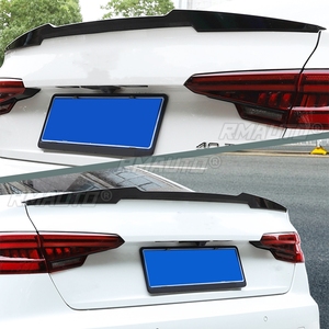 สปอยเลอร์หลังสีดำ/ลายคาร์บอน  สำหรับ Audi A4 B9 S4 S-line ปี 2017-2020 - Product Image 3