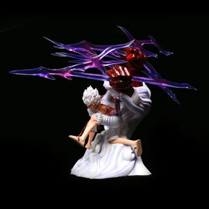 Jouets en résine PVC HIGH Quality Action & toy 29cm <span class=keywords><strong>Demon</strong></span> fruit Gear 5 Nika Roronoa Zoro Combat posture Luffy anime figures <span class=keywords><strong>One</strong></span> pieced - Product Image 2