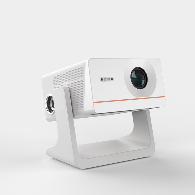Auto Focus Keystone 4K Smart Native 1080P WiFi 6 Android 14 Portable Mini Outdoor Home Theater Bedroom Projector with Stand