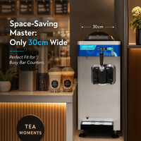 Machine à glace molle à pasteurisation sans nettoyage en 14 jours C9 |   Machine à crème glacée de table à rendement élevé (50 %)