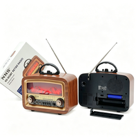 Radio portable multibandes rechargeable avec boîtier en plastique, lampe torche, lecteur MP3, radio NS-903BT