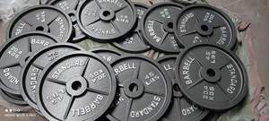 Accessoires de fitness pour la musculation à domicile, ensemble de <span class=keywords><strong>poids</strong></span> de gym, plaque de <span class=keywords><strong>poids</strong></span> en fonte, barre d'haltères, plaque de <span class=keywords><strong>poids</strong></span> de 25 lb - Product Image 4